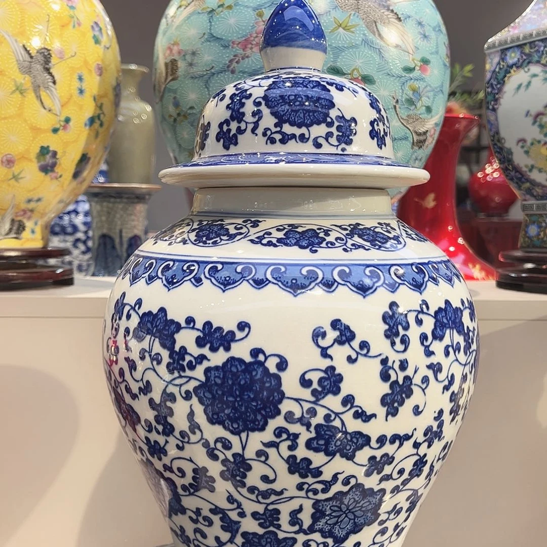 陶瓷景德镇陶瓷花瓶37公分