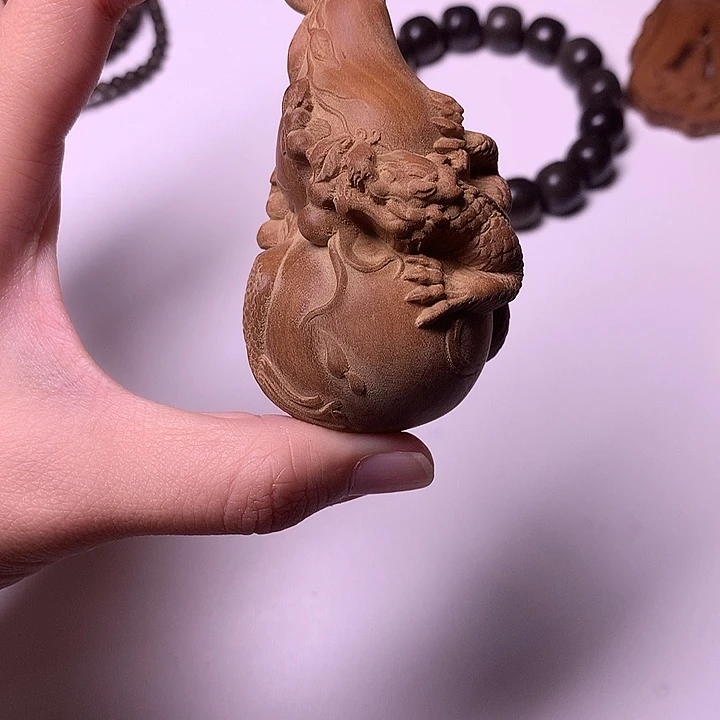 檀香木手串/手链檀香盘龙大葫芦