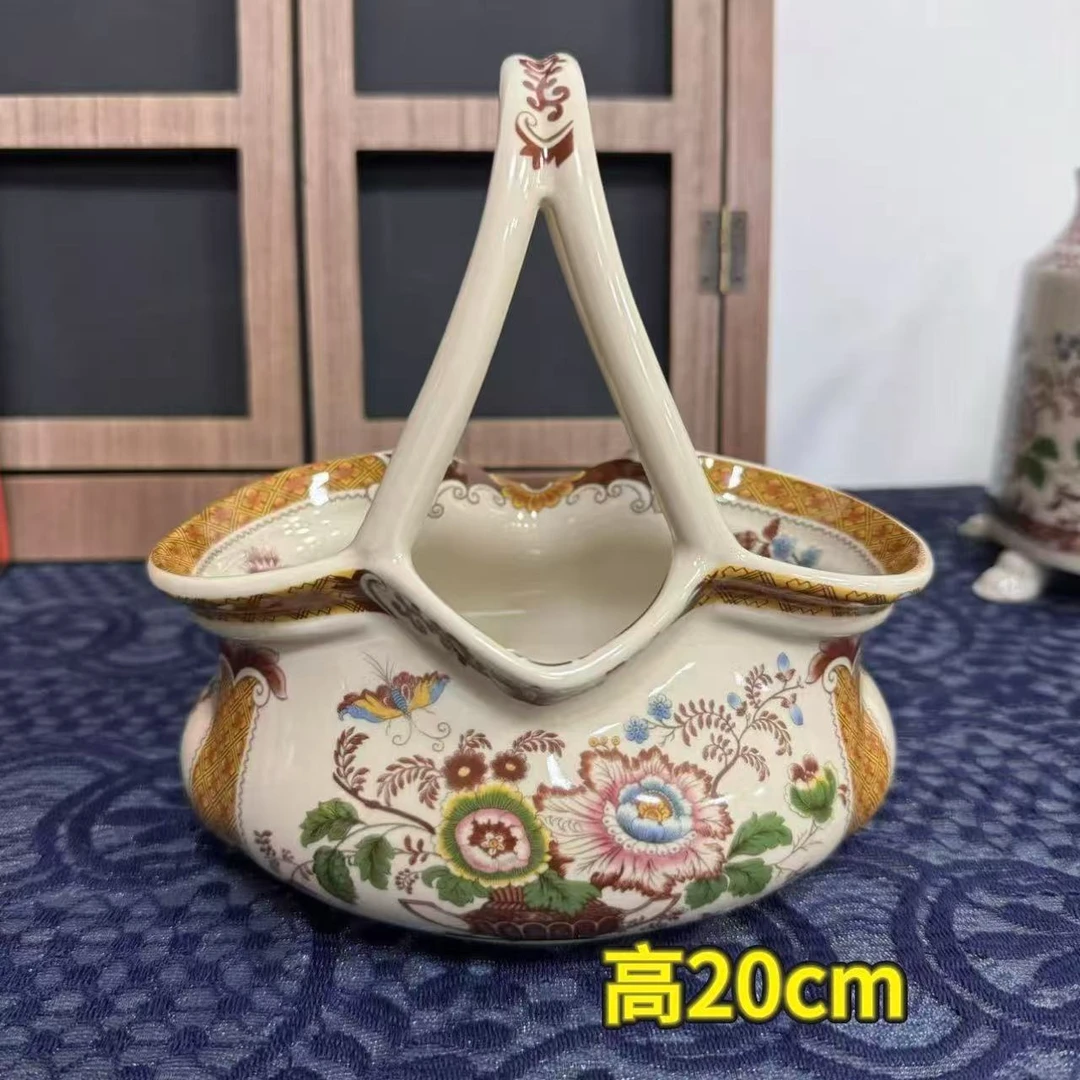 欧洲名画 cz 黄色花卉系列 提篮