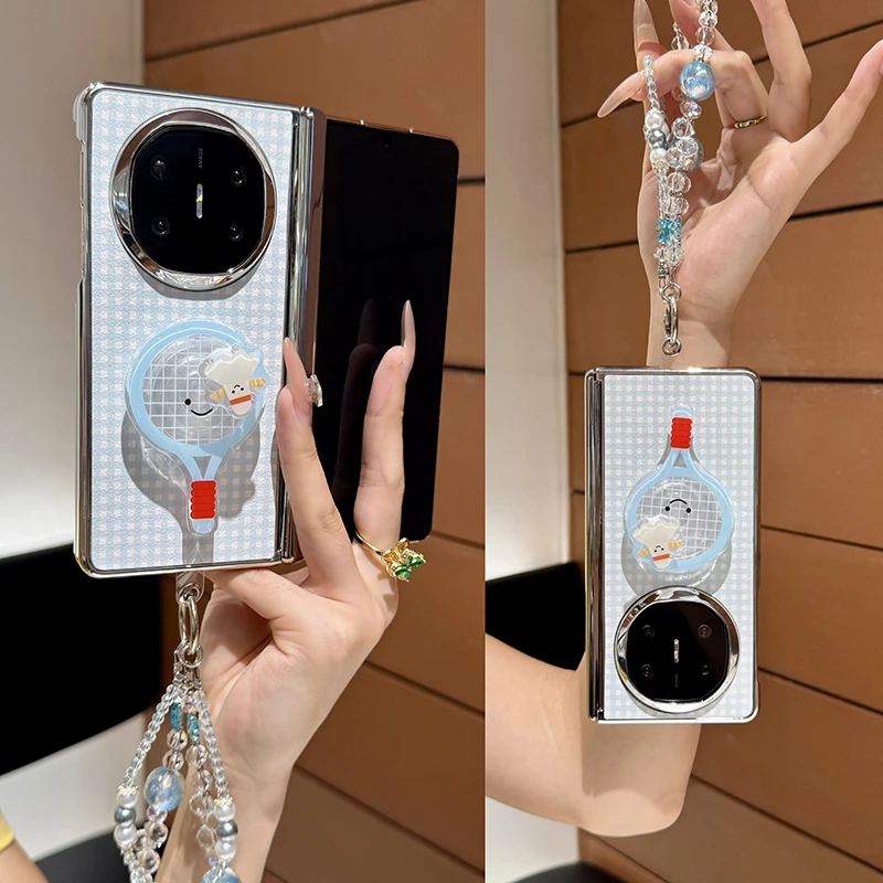 适用华为matex5手机壳折叠屏中轴新款x6典藏版x3创意个性支架女款