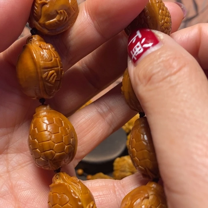 橄榄核手串/手链我****生手工龟