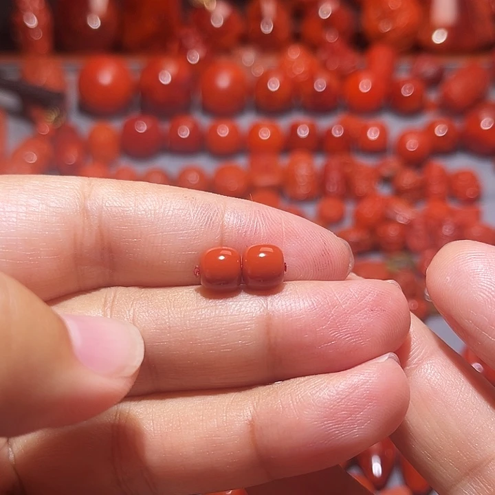南红玛瑙未镶嵌配饰老型7.4mm
