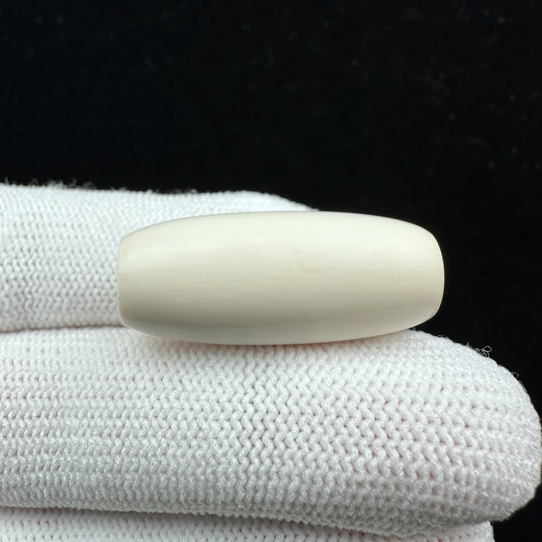 A3570天然猛犸牙 长桶珠 13*30mm支持鉴定 假一罚四