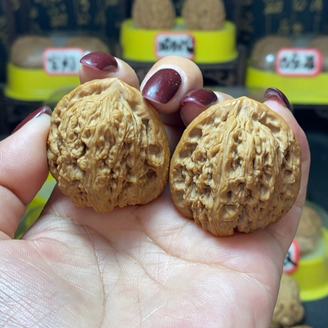 文玩核桃把件蓝*南疆石