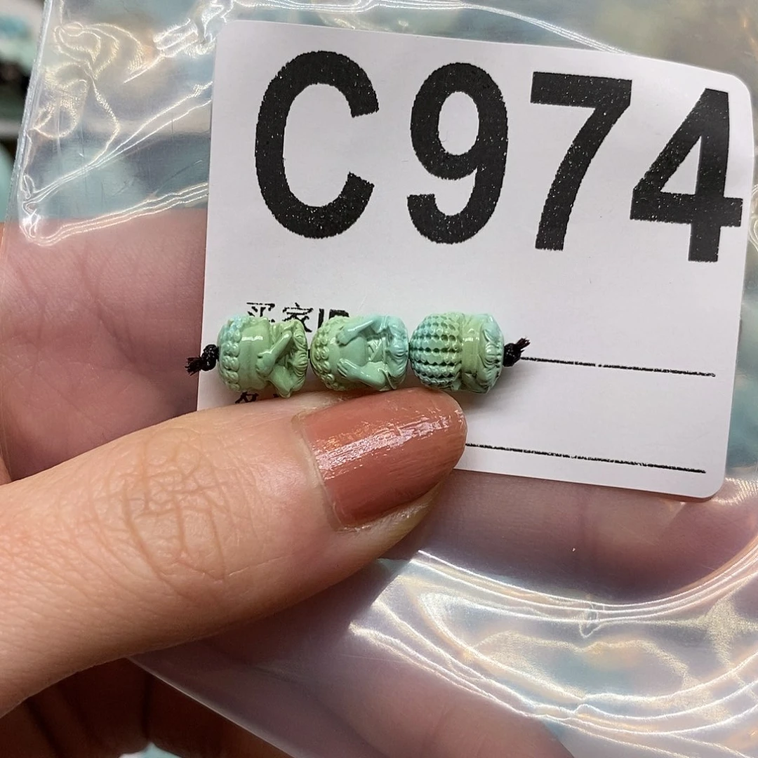 未镶嵌绿松石绿松石配饰定制