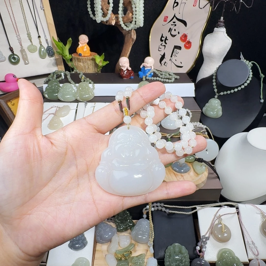 一***八颈饰未镶嵌和田玉