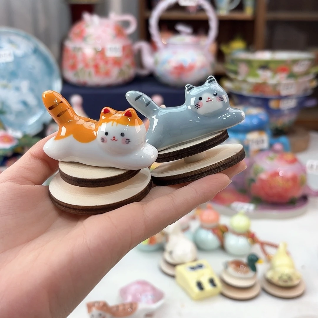 年***年景德镇手绘高温釉下彩陶瓷茶具