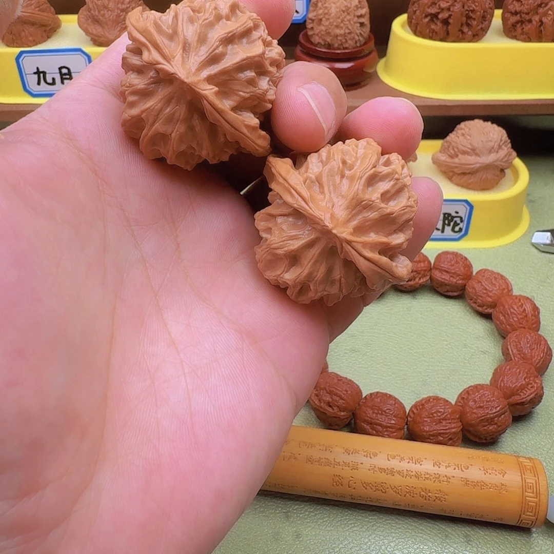 桃核吊坠全品42龙鳞