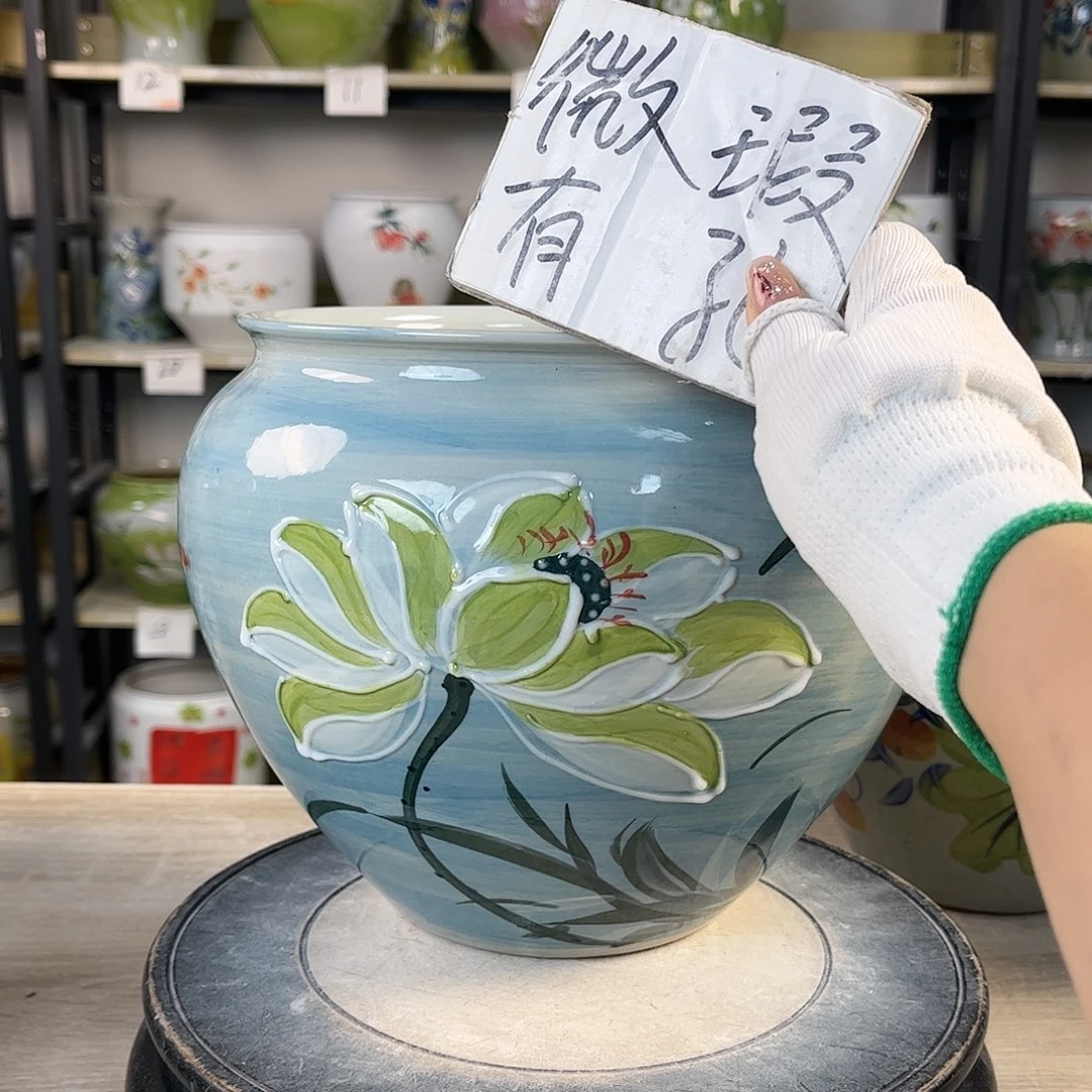 罐13xc景德镇陶瓷花盆