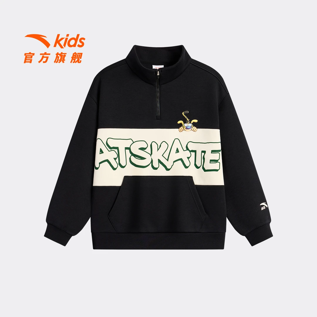 琥珀流光【长尾豹马修】卫衣秋冬新款男童针织休闲套头衫-352548706