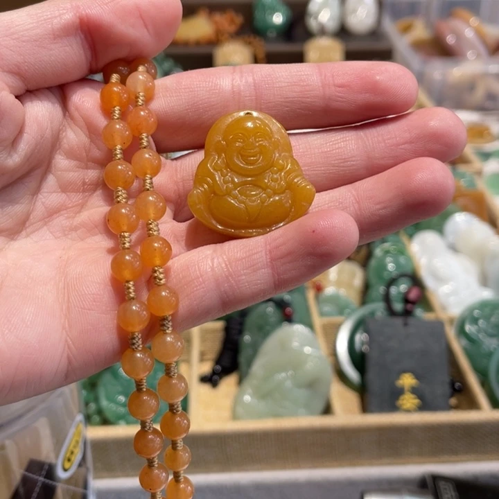密玉（石英质玉）未镶嵌颈饰
