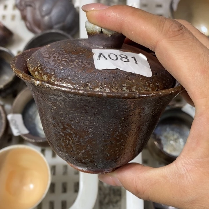 柴烧裸烧纯手工制作瑕疵不退不换