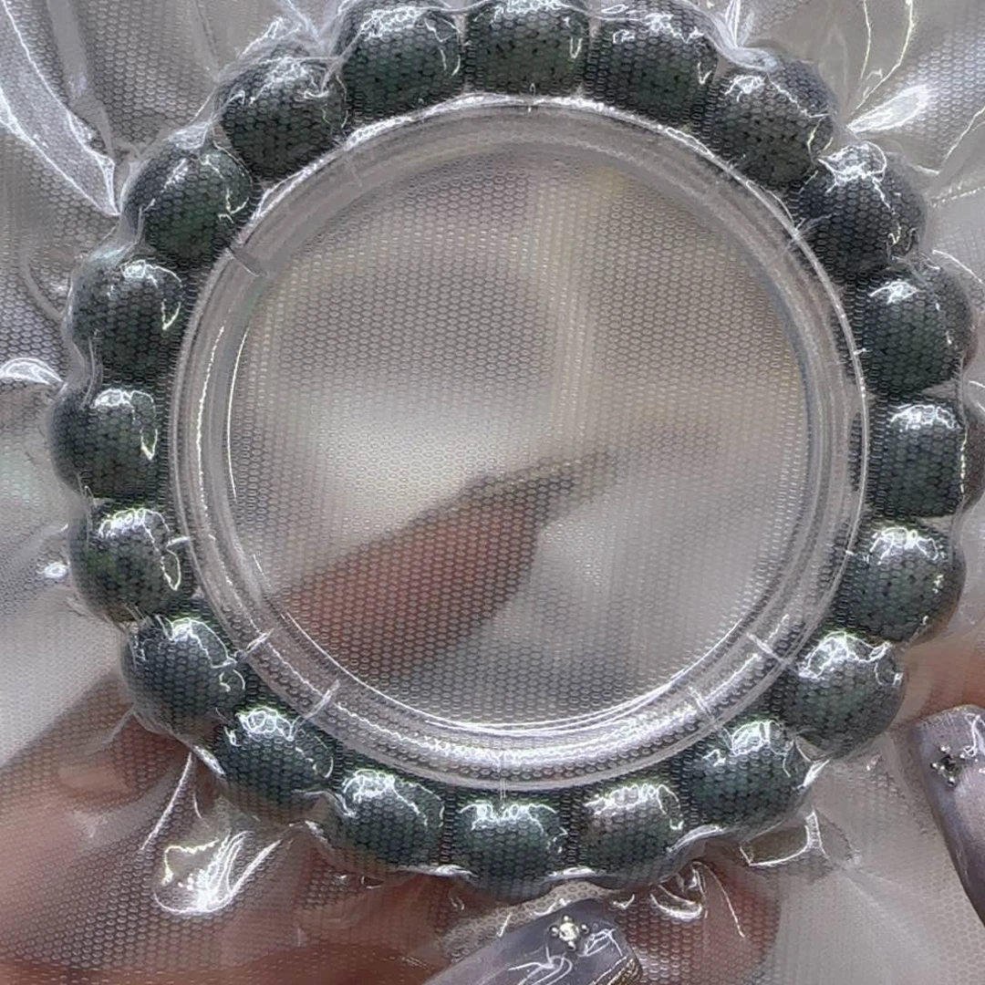 星月菩提手串95高端绿星月菩提1.2桶单圈