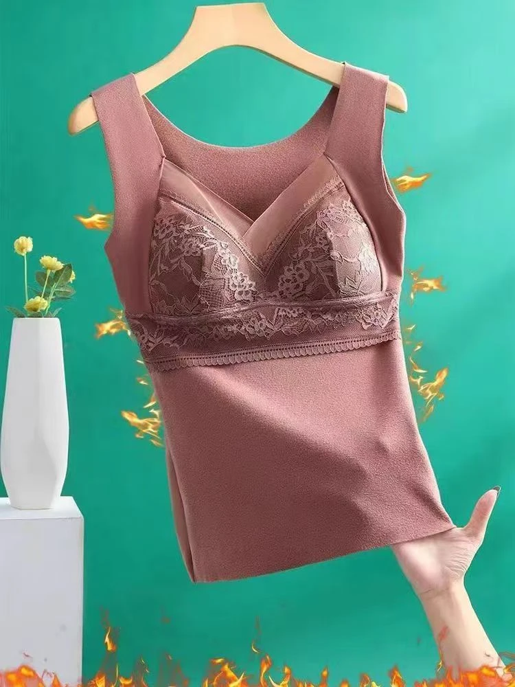 女士舒适保暖背心 1421 -A362(娇)