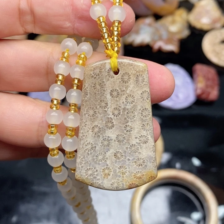 硅化珊瑚（珊瑚玉）手镯未镶嵌