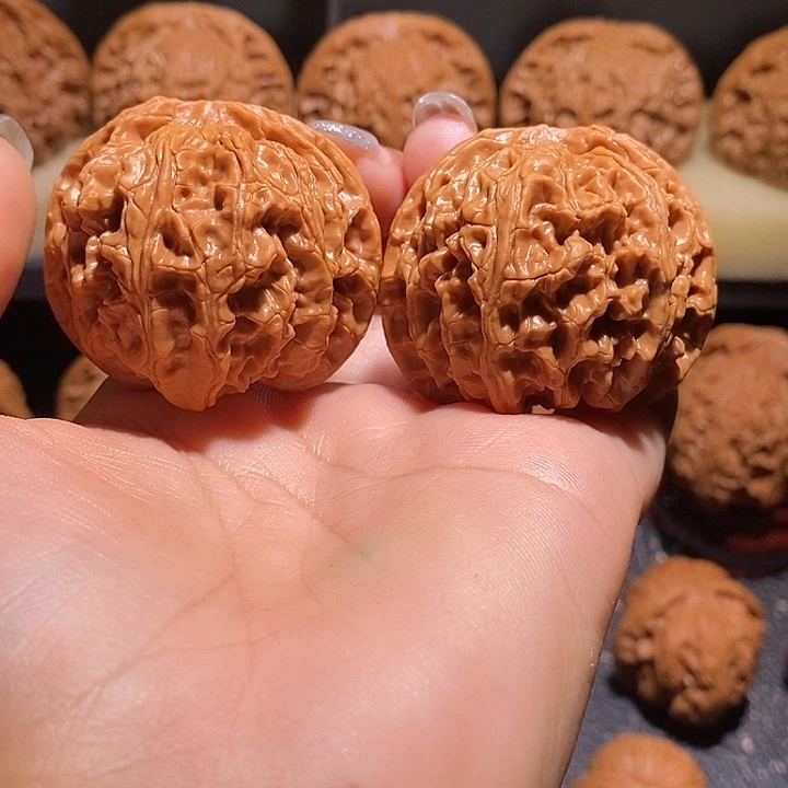 沙***种文玩核桃把件42苹果园