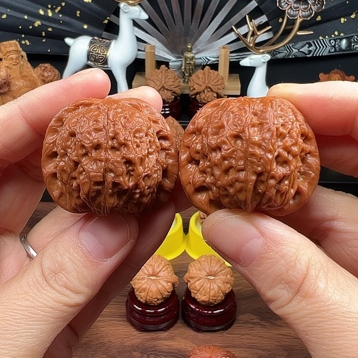 吊坠文玩核桃38血麒麟