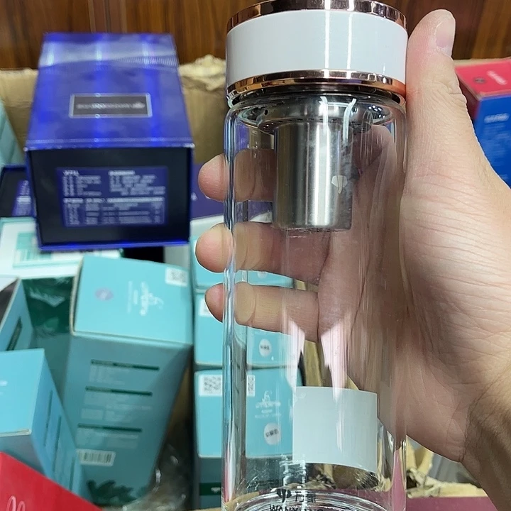玻璃茶隔款万象玻璃杯