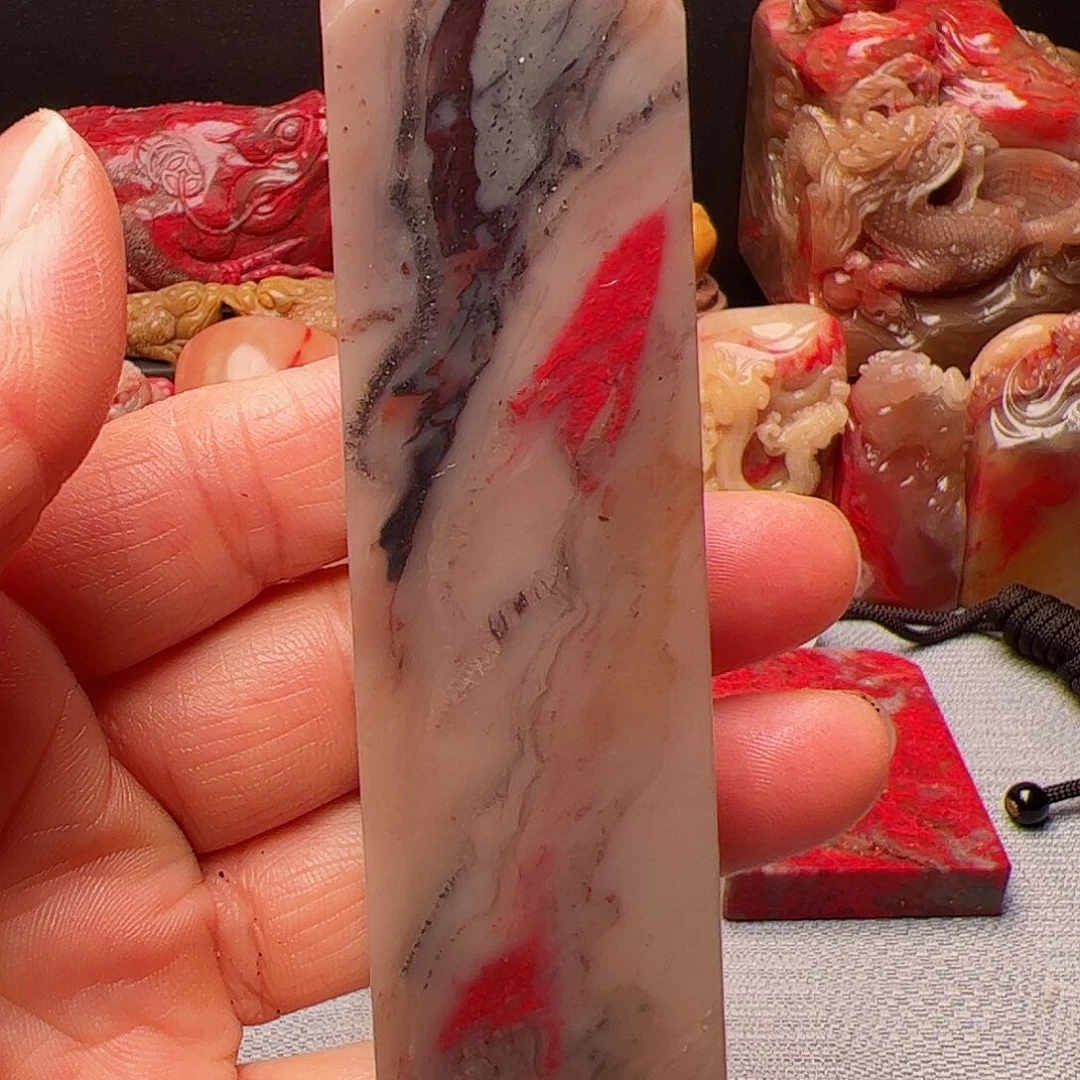 昌化石昌化鸡血石印章