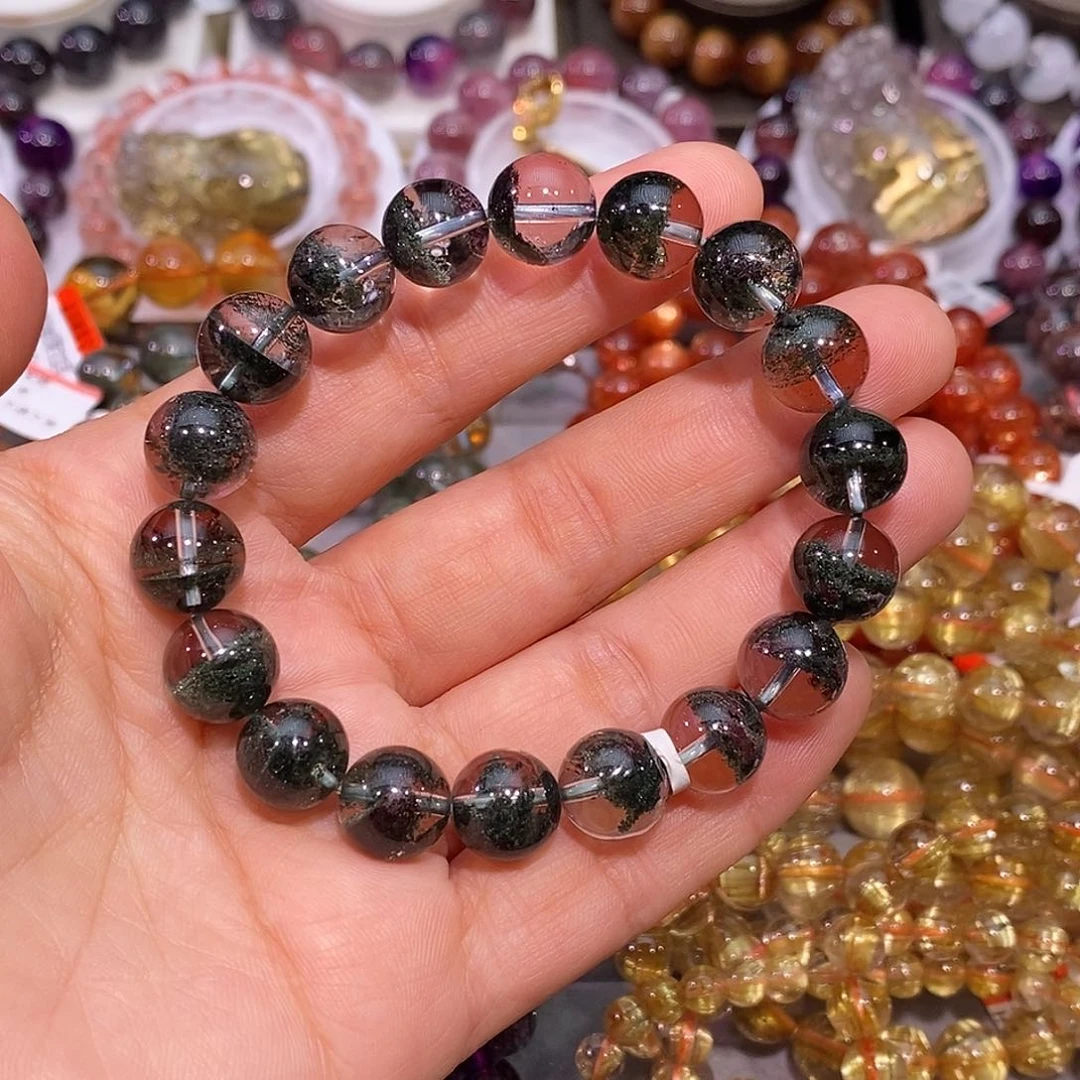 未镶嵌手链水晶绿幽灵11