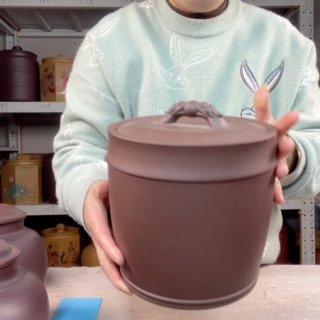 紫砂茶叶罐爱***根今天晚上