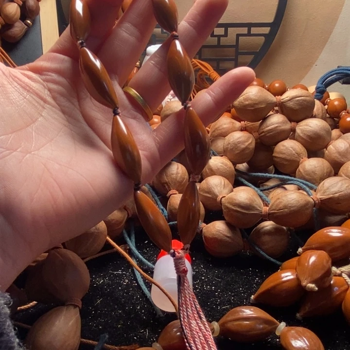 橄榄核手串/手链1.1柳叶