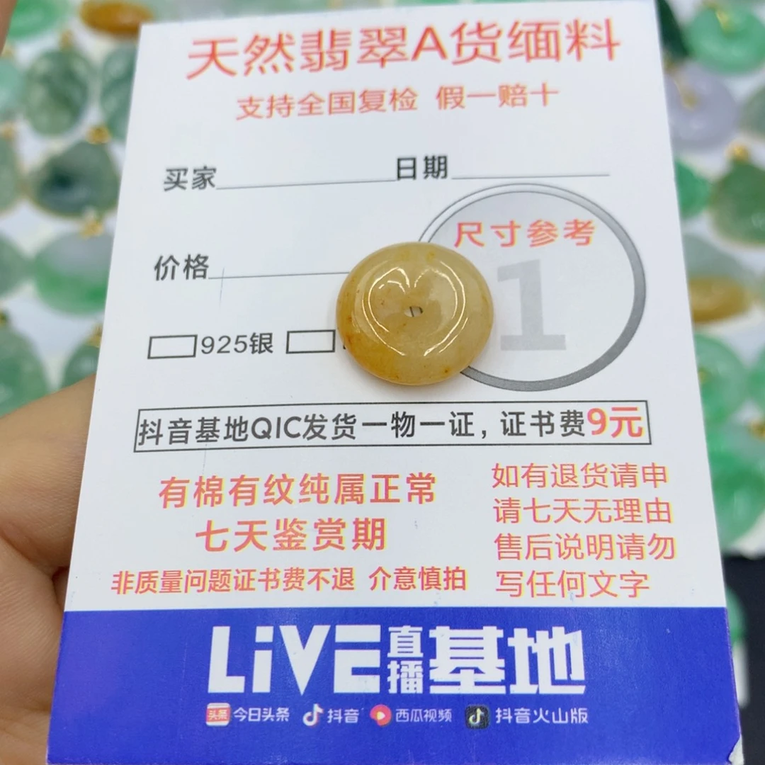 翡翠颈饰未镶嵌翡翠