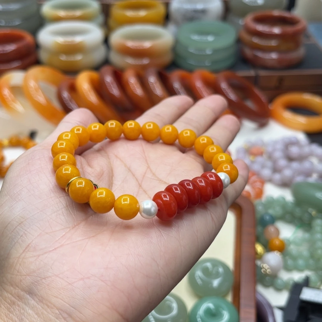 未镶嵌石英岩玉珠宝奇石