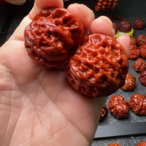 桃核吊坠核桃吊坠 手把件 宫灯
