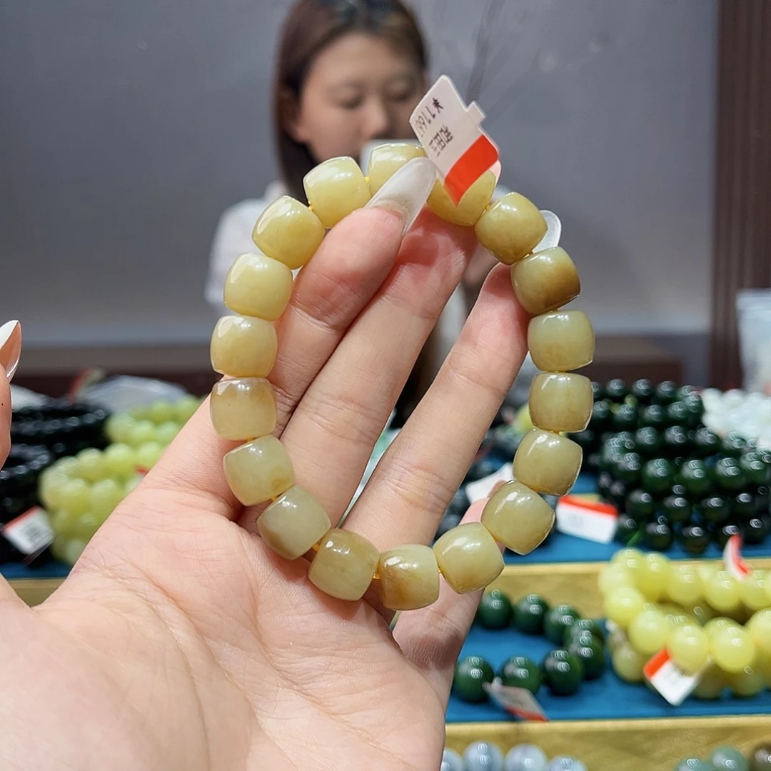 手链未镶嵌和田玉纯天然和田玉新疆金山糖k12