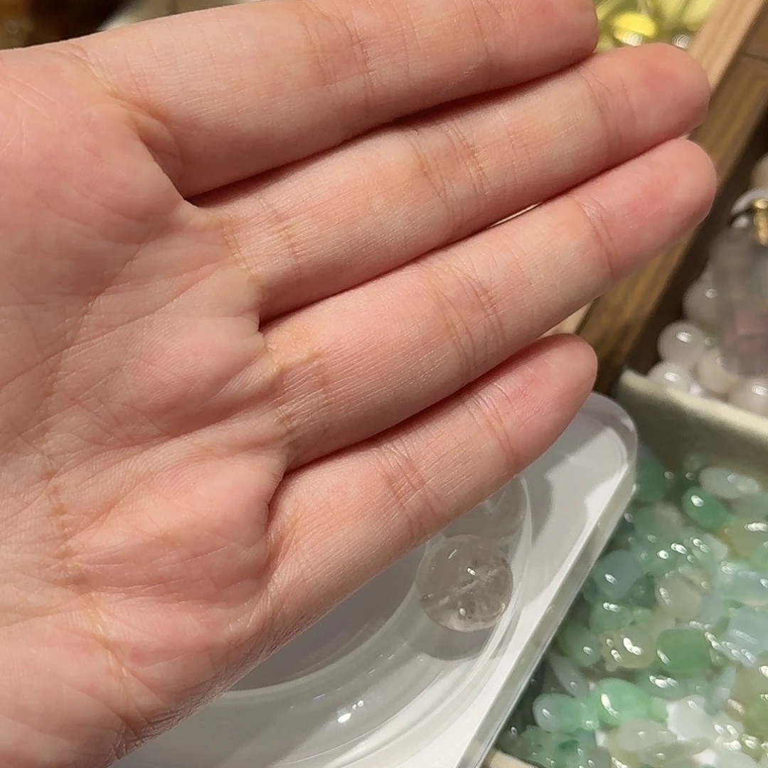 珠宝半成品水晶未镶嵌9元宝儿