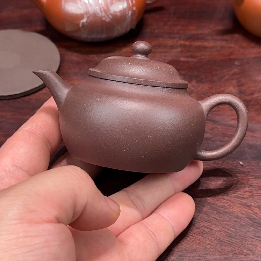 茶壶紫砂台细底朝青敦式壶高逸尘