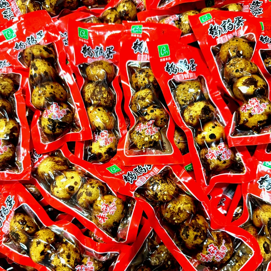 经典乡巴佬风味卤香带壳鹌鹑蛋早餐卤蛋真空包装零食