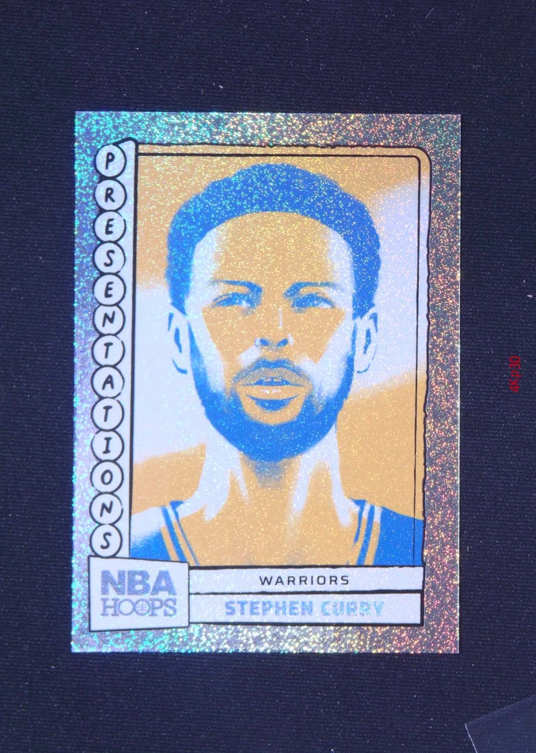 【直播折射开价】库里 大头 帕尼尼NBA国宝手提亲笔签名球星卡