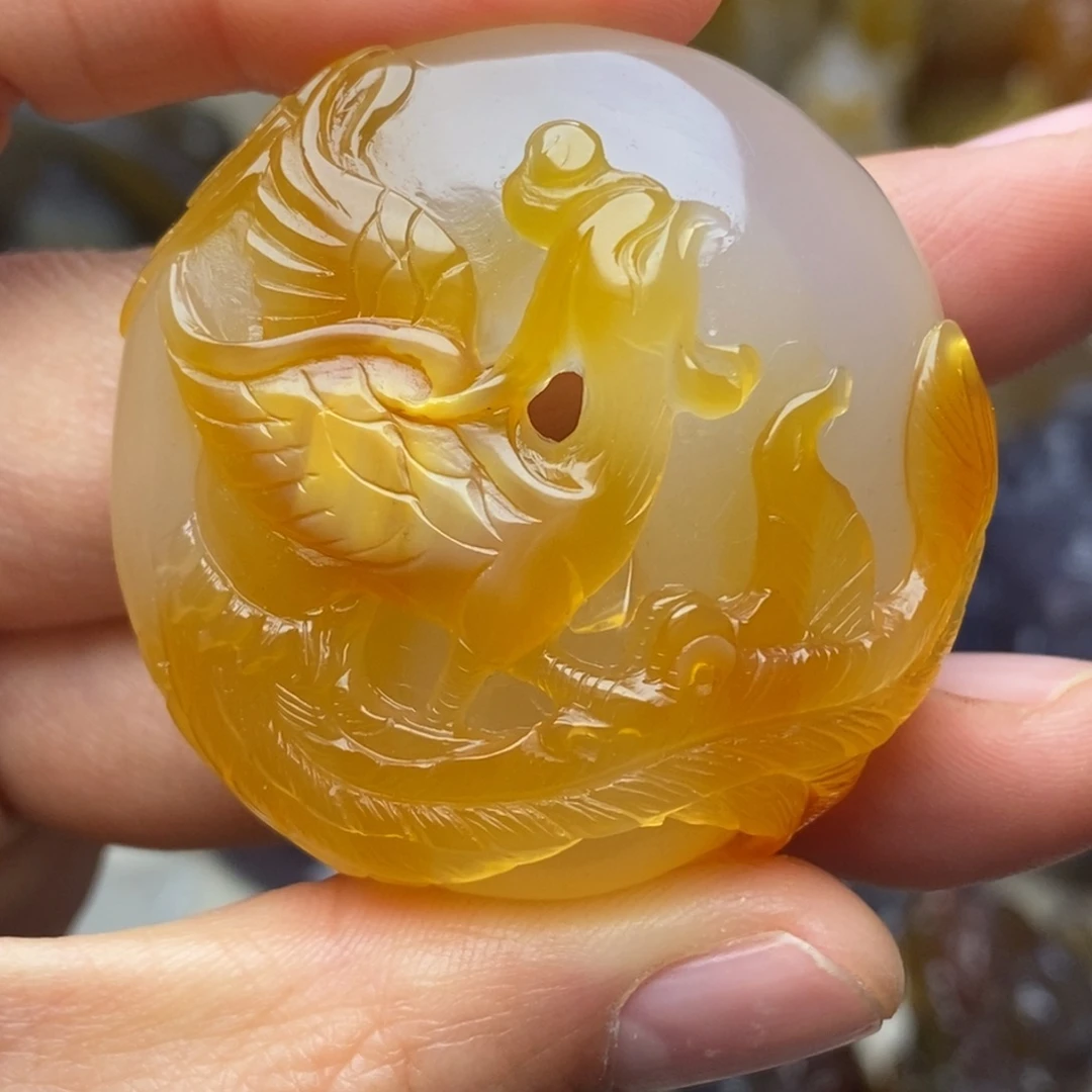 玛瑙/玉髓未镶嵌把件