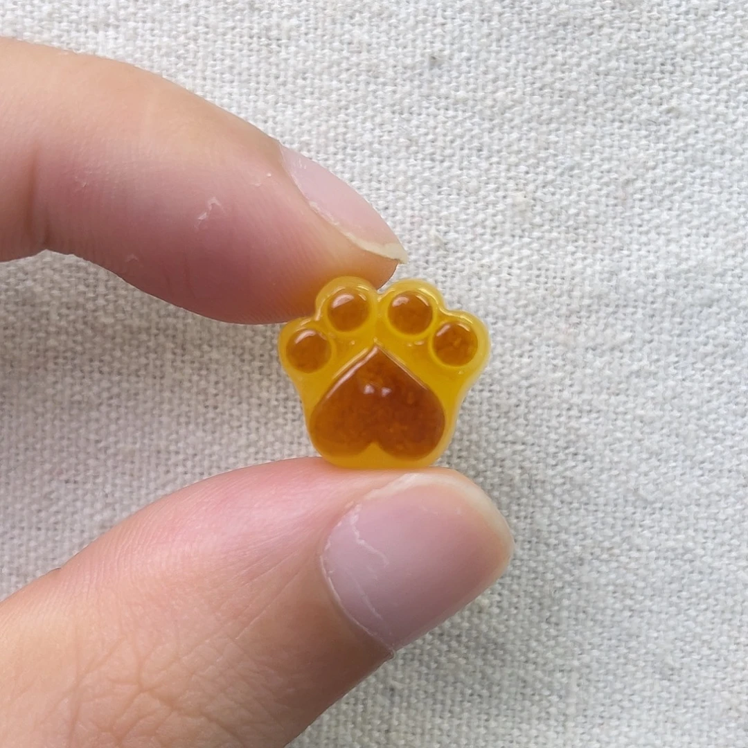 琥珀未镶嵌珠宝奇石猫爪