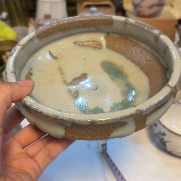 陶泥一个钵子好看的