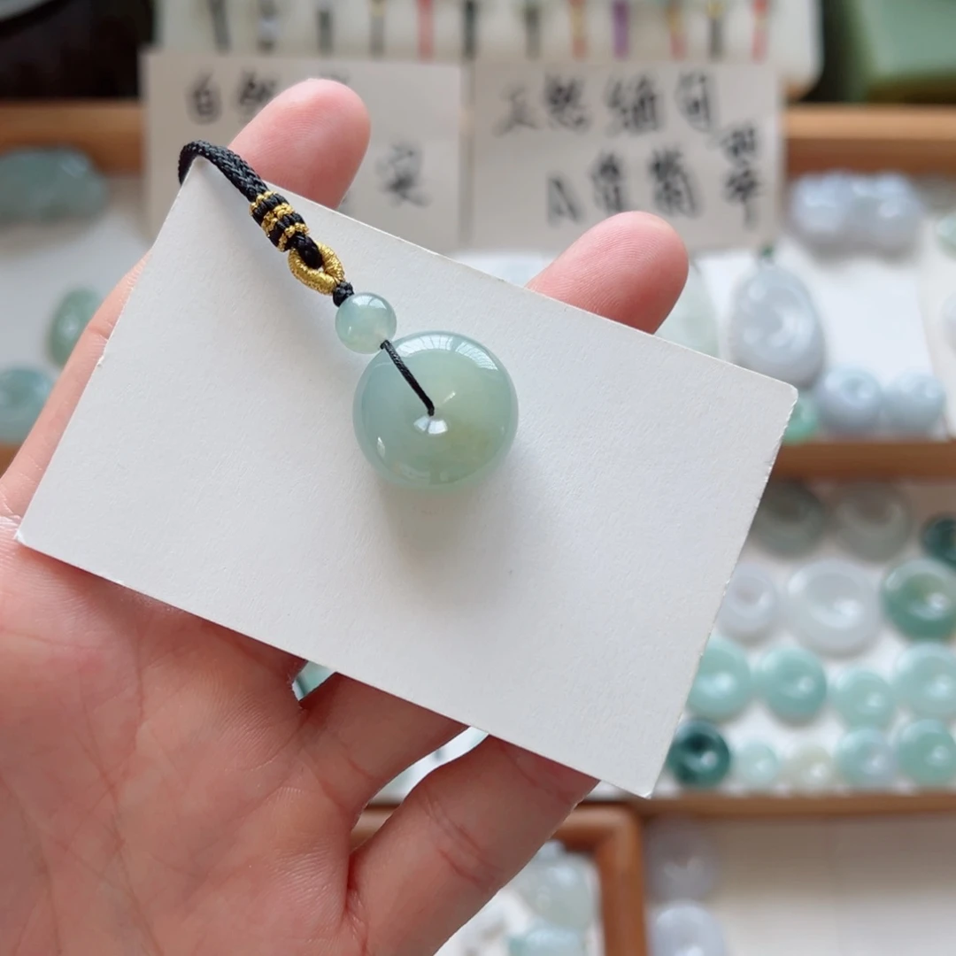 翡翠未镶嵌吊坠(不含链)平安扣