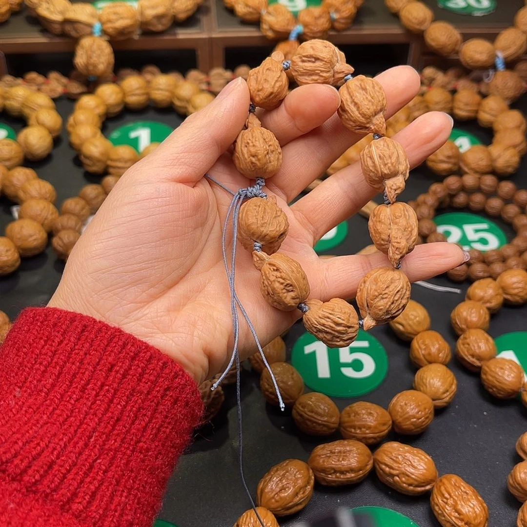 文玩核桃手串18尺寸小鸟