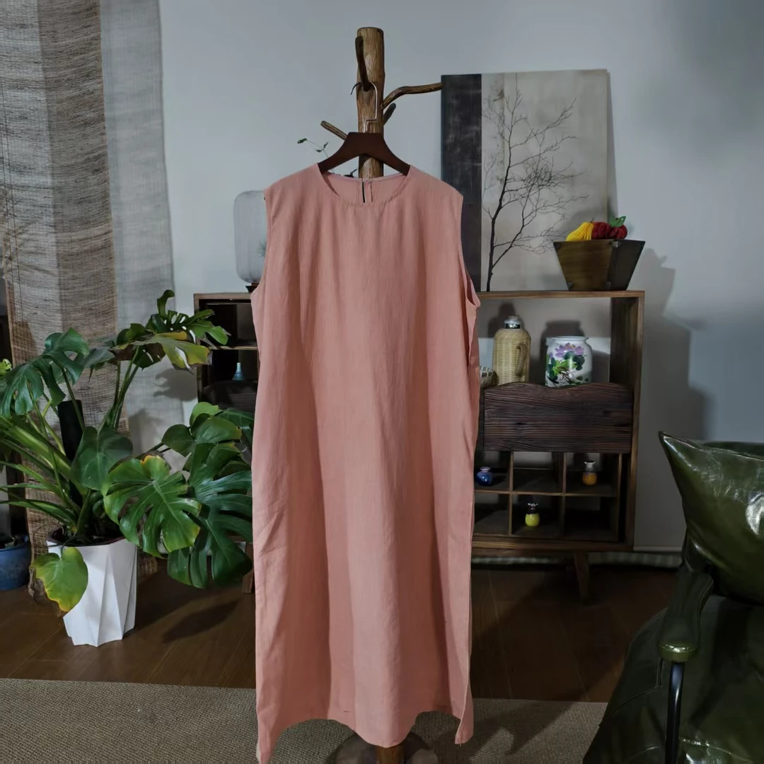 【大梅子推荐】设计款汉麻背心裙GMCX888