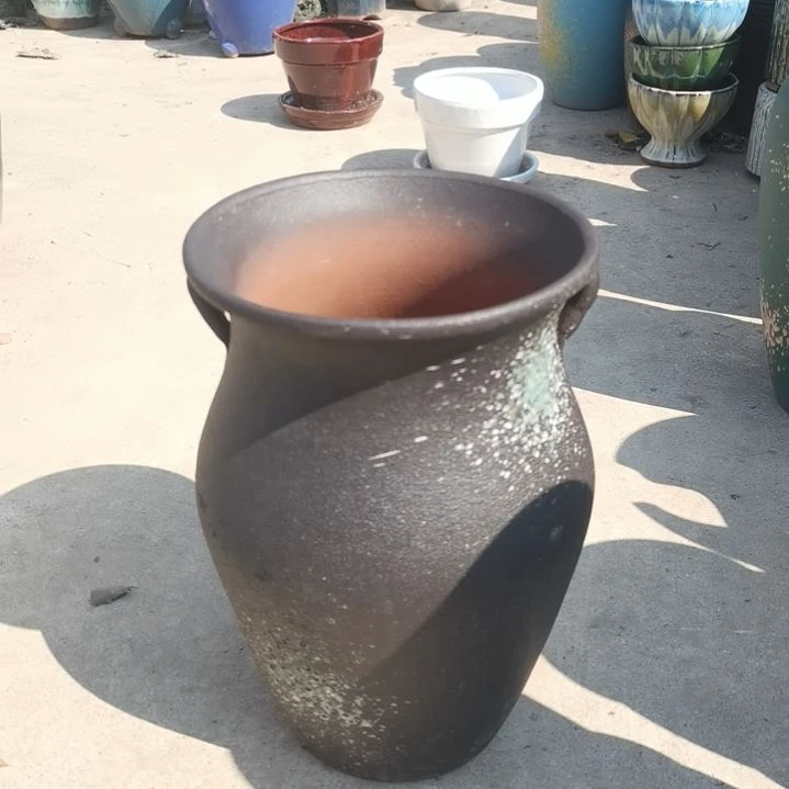 红陶20口32高一个盆子