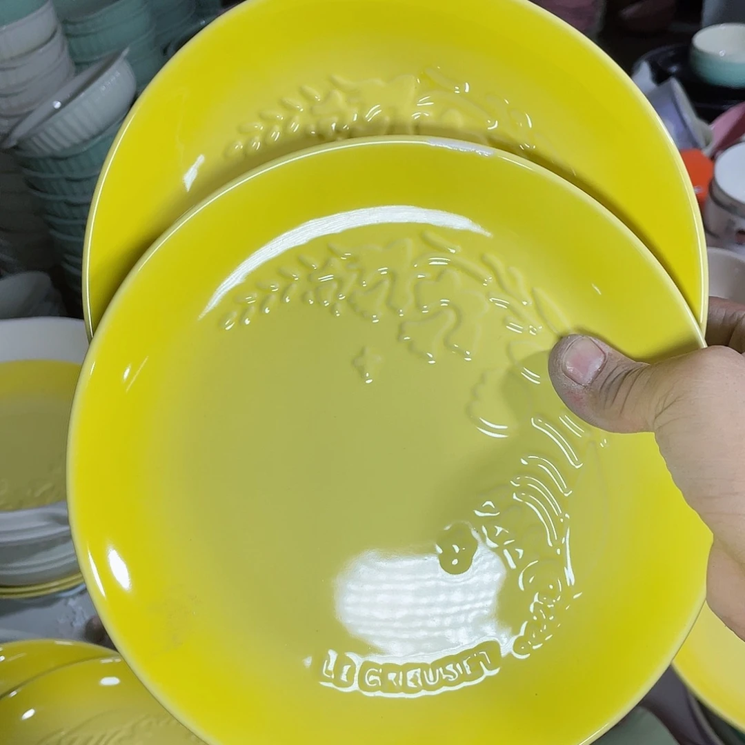 瓷片微瑕陶瓷餐具家用 瑕疵明显