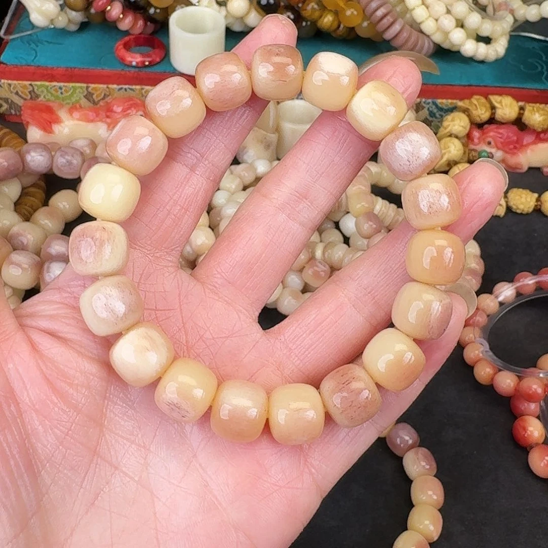 驼骨手串/手链快***瓜骆驼骨三花12*11老型单圈