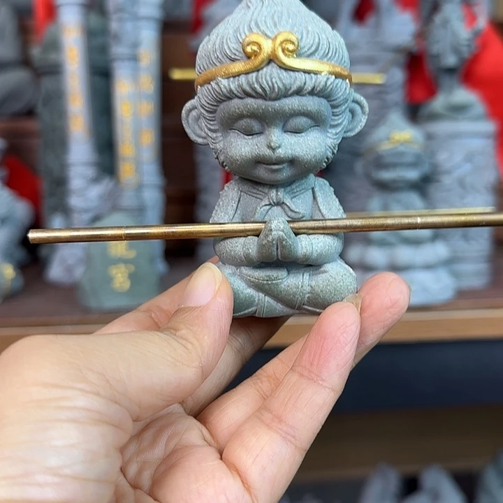 石材悟空悟签+纯铜