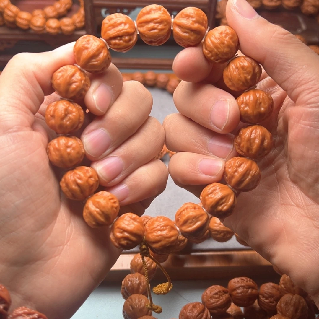 文玩核桃手串18矮壮粗筋