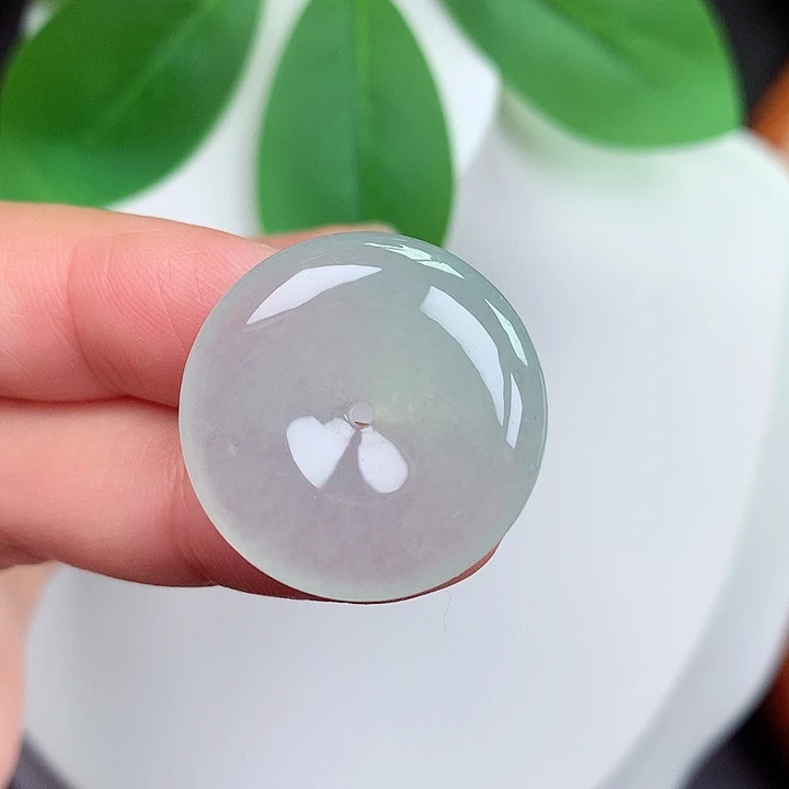 颈饰未镶嵌翡翠平安扣 24x5.3mm