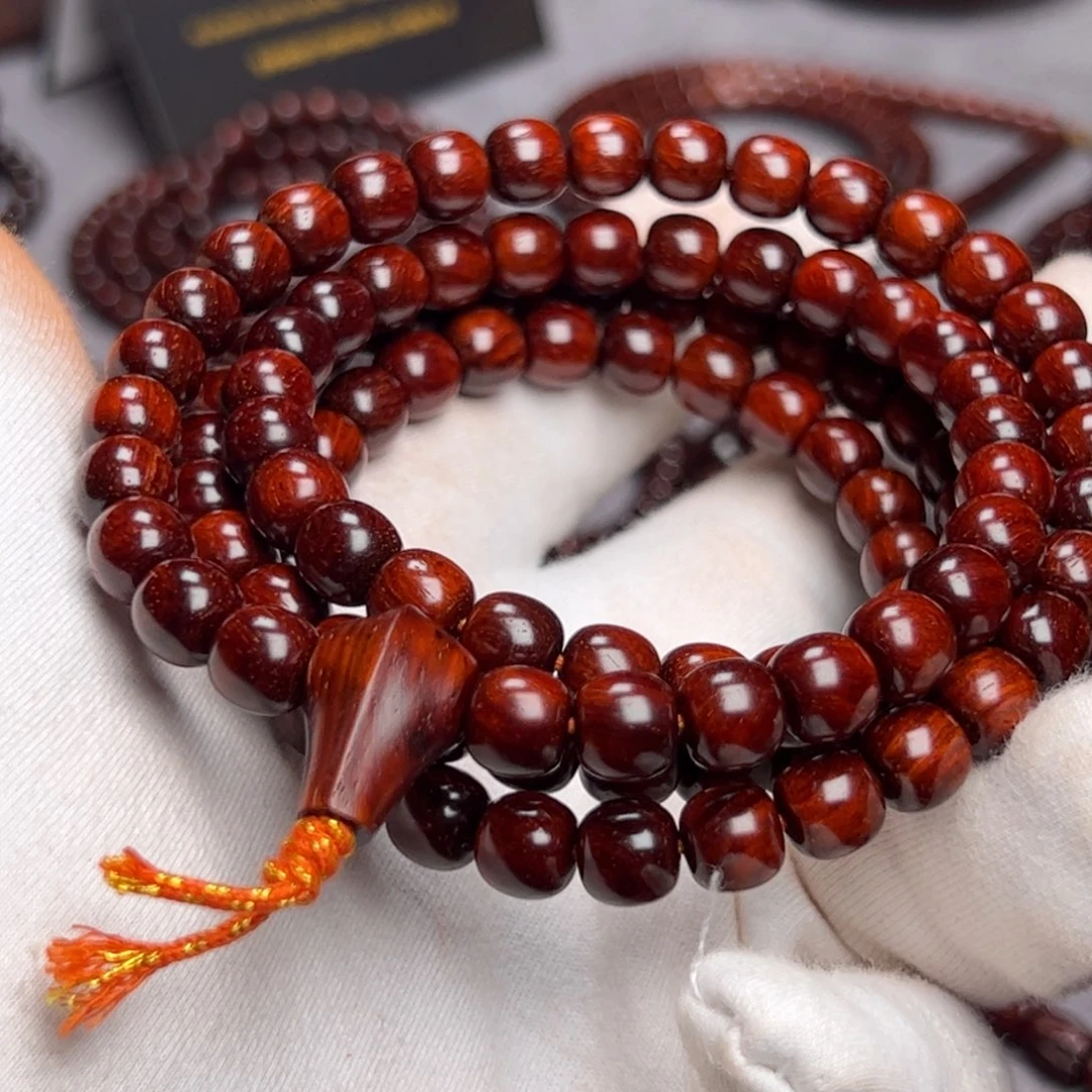 手串/手链小叶紫檀7.5*8 超精工极限弧老型 树头老油料