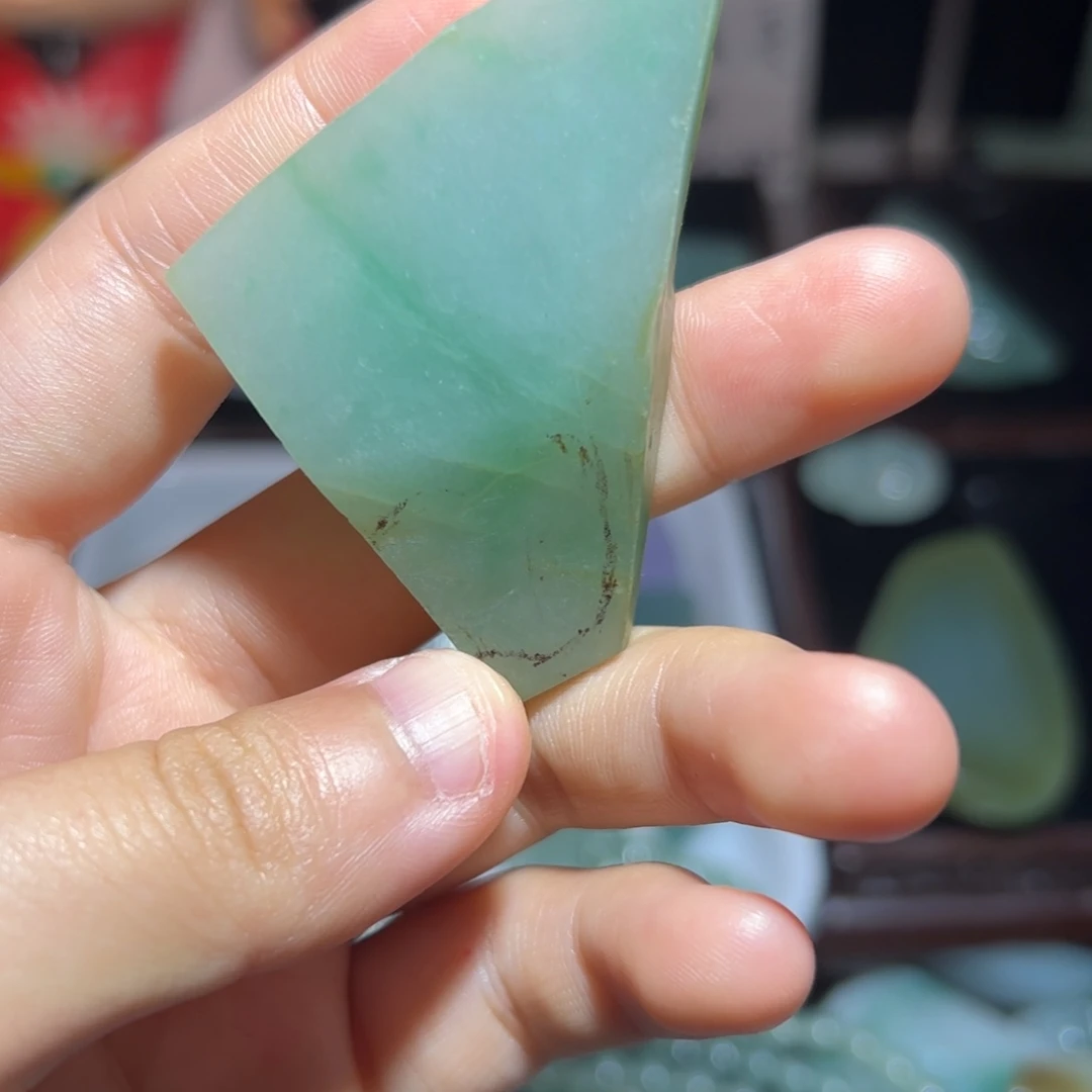 定制翡翠未镶嵌缅甸天然翡翠材料