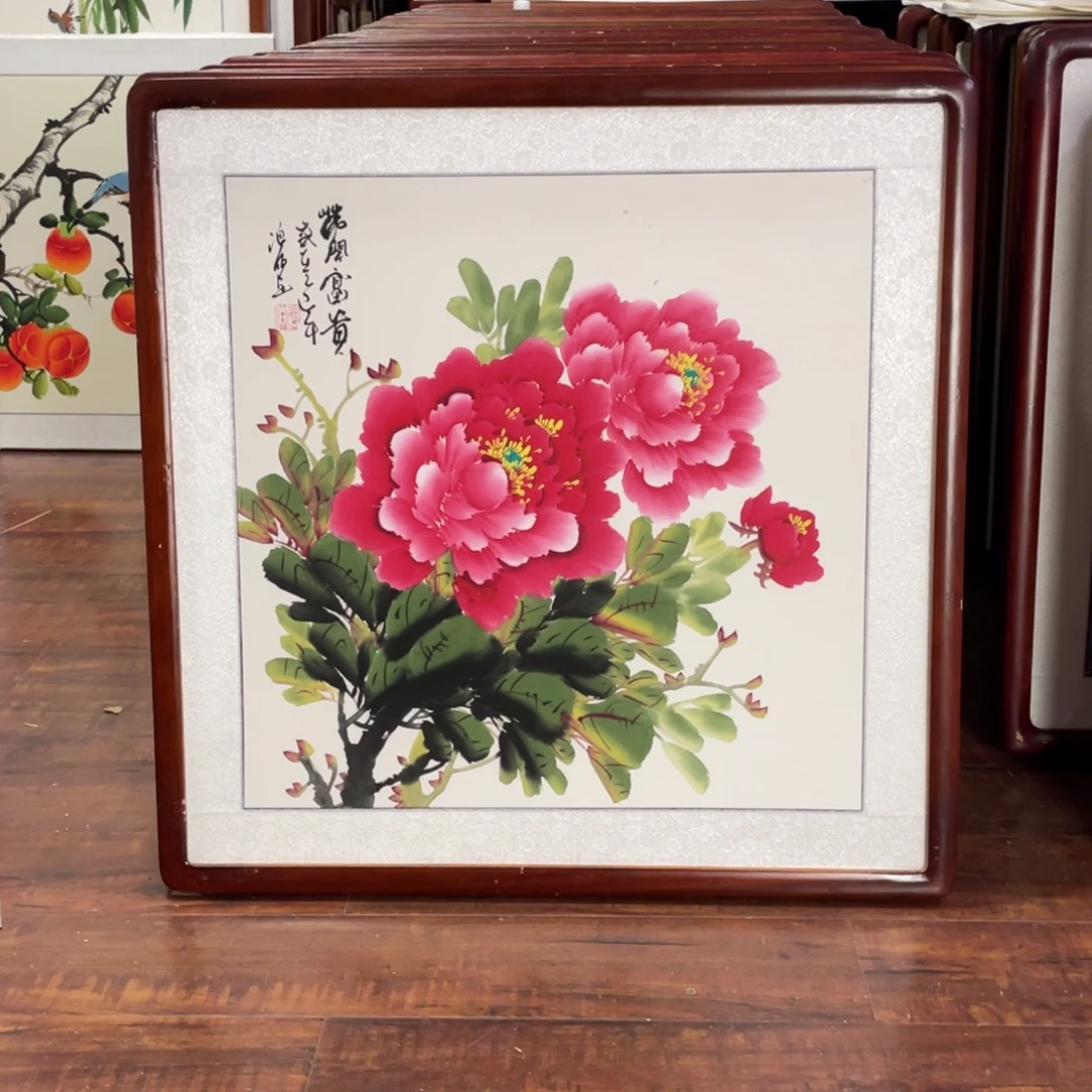 国画带框尺寸63*63厘米