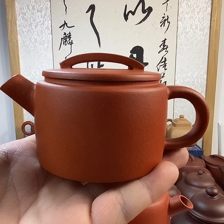 山***司茶壶紫砂汉瓦微暇